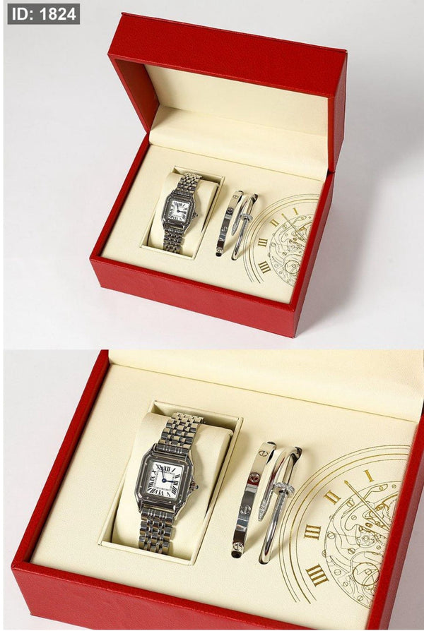 Watch set - 02 / including bracelets, a luxury box and a company bag