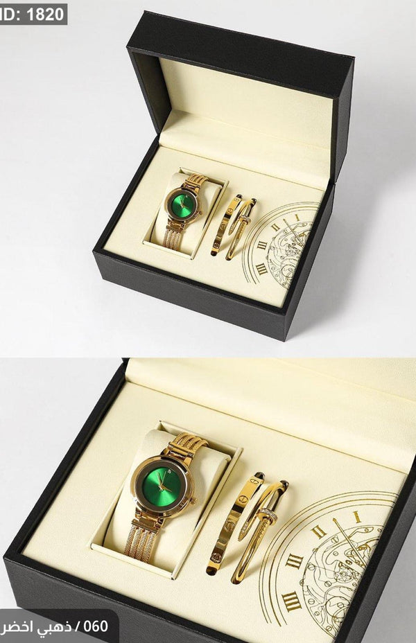 Watch set - 06 / including bracelets, a luxury box and a company bag