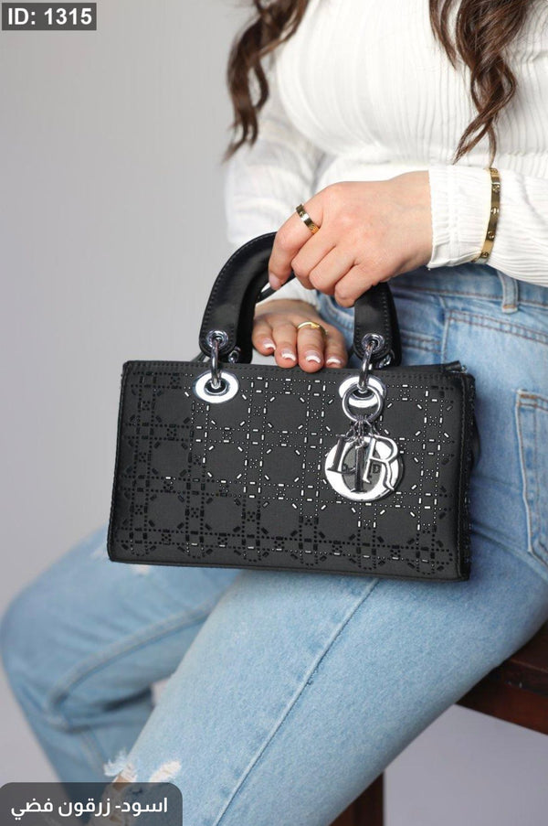 Bag - Lady Dior blue / including box (rectangular)