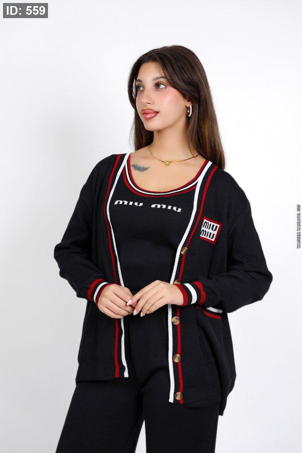 Miu Miu three-piece wool suit