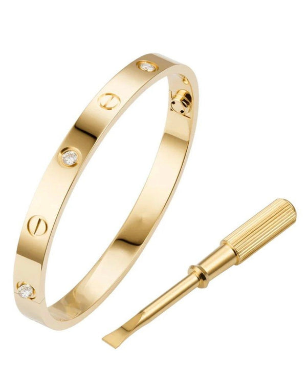 Cartier stamped bracelet with screwdriver - Cartier / trend includes box