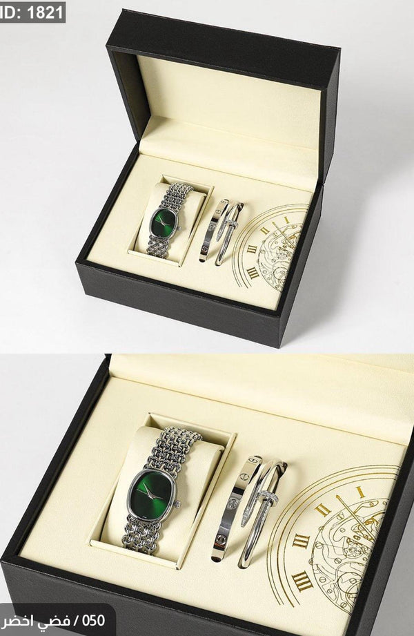 Watch set - 05 / including bracelets, a luxury box and a company bag