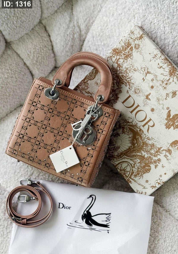 Bag - Lady Dior blue / including box (square)