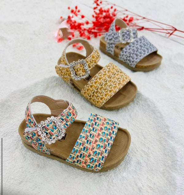 Colorful girls' sandals